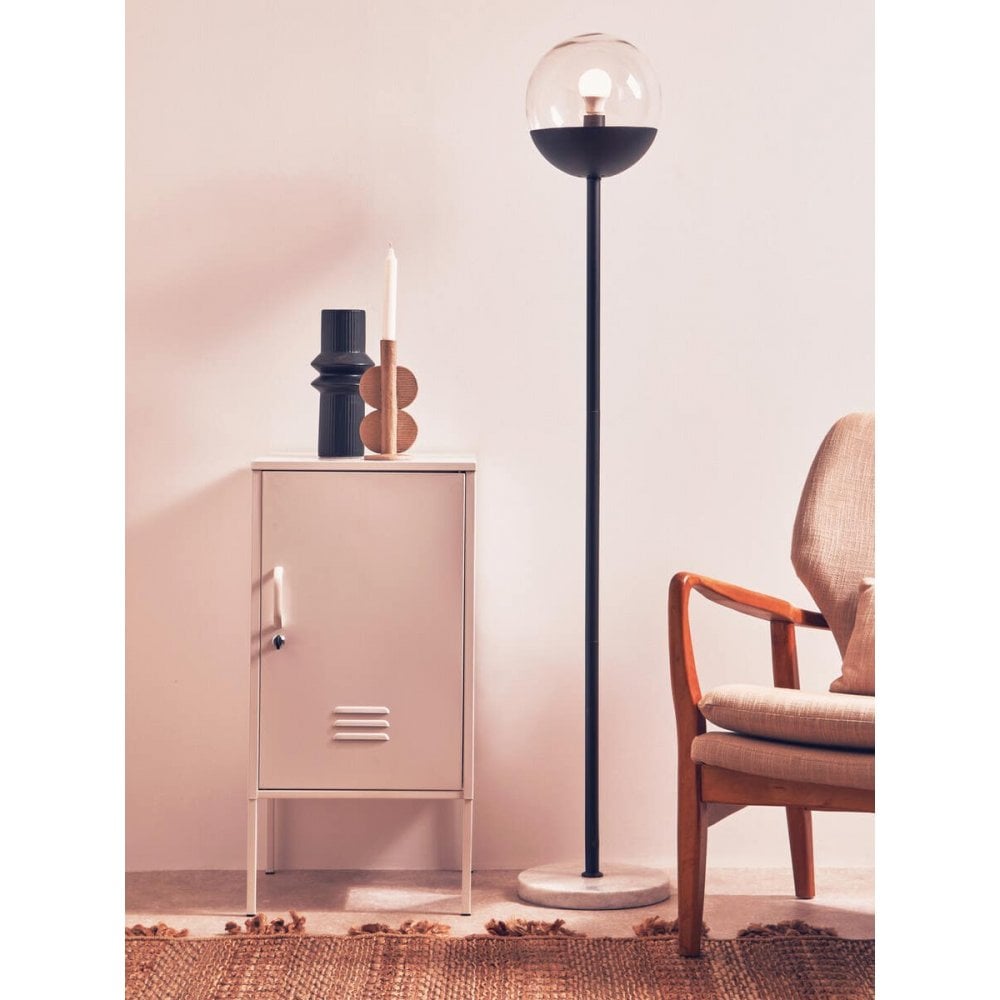 Marshall One Door White Cabinet