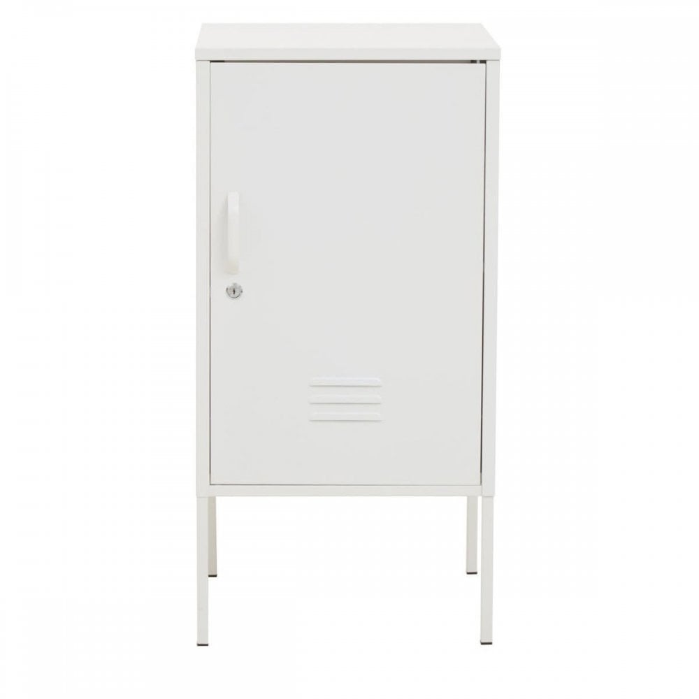 Marshall One Door White Cabinet