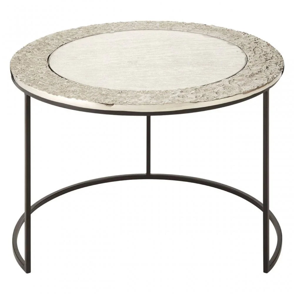 Varese Set Of 2 Large Round Side Tables