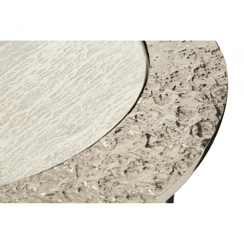 Varese Set Of 2 Large Round Side Tables