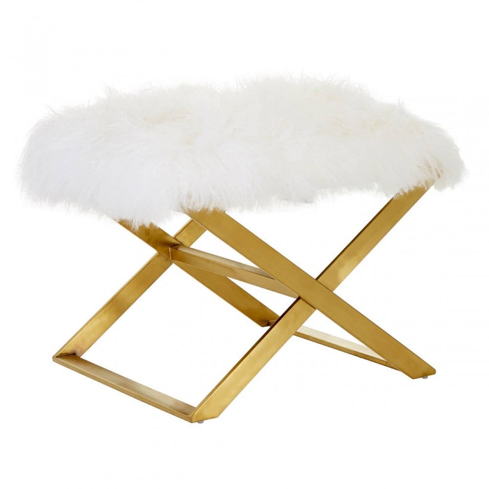 Coris Sheepskin Stool