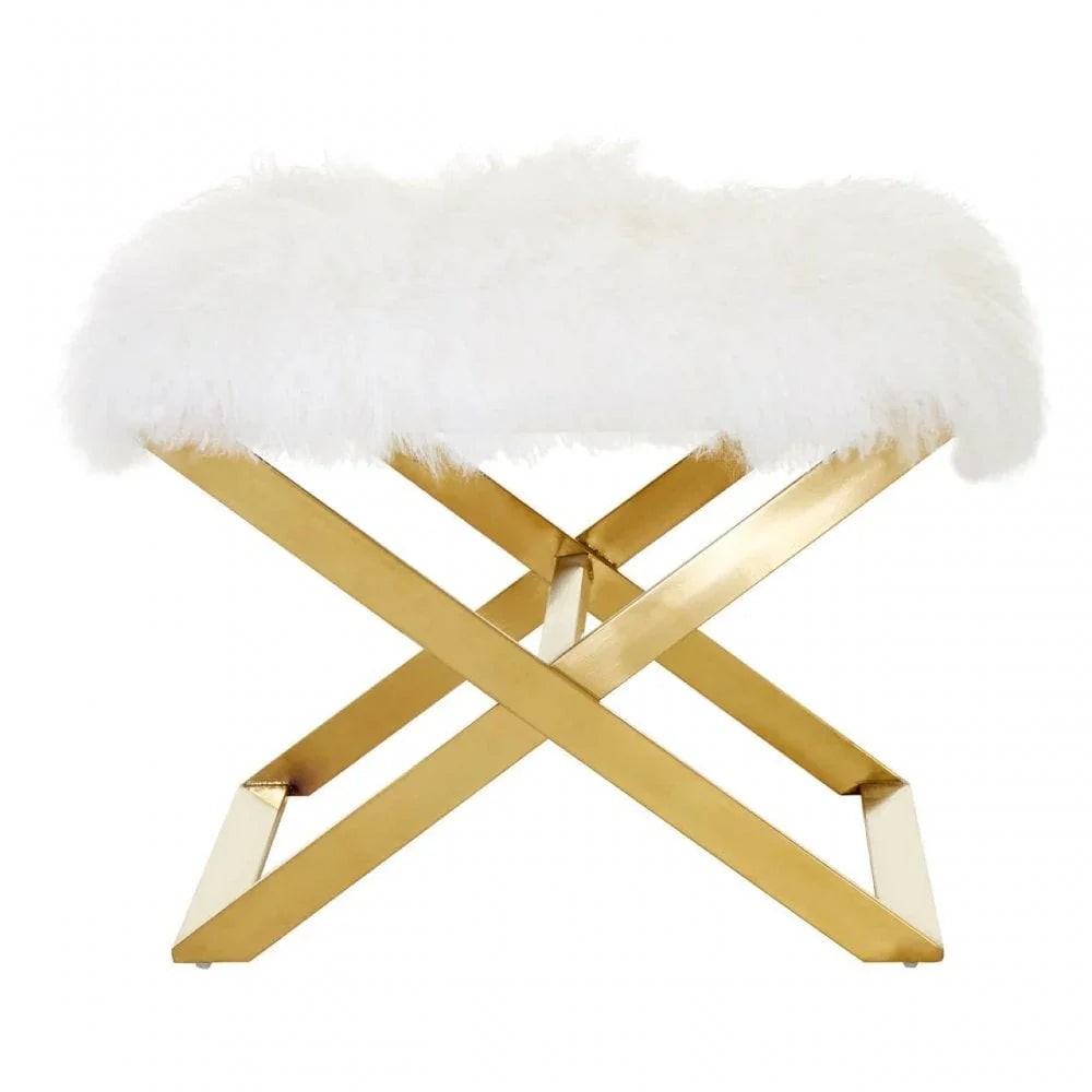 Coris Sheepskin Stool