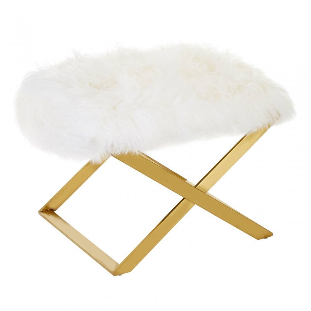 Coris Sheepskin Stool
