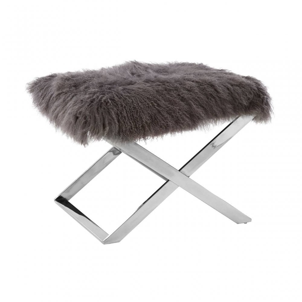 Coris Sheepskin Stool