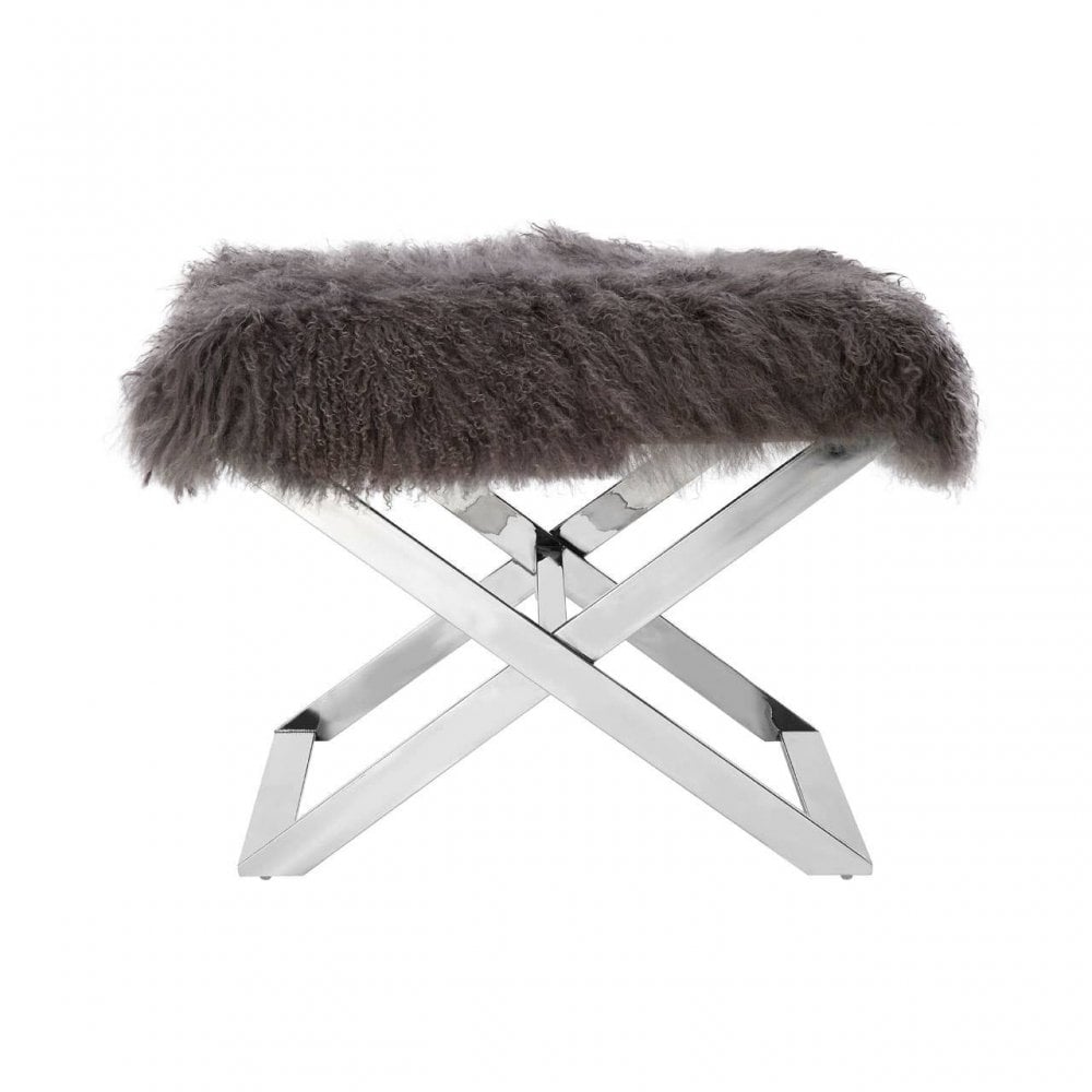 Coris Sheepskin Stool