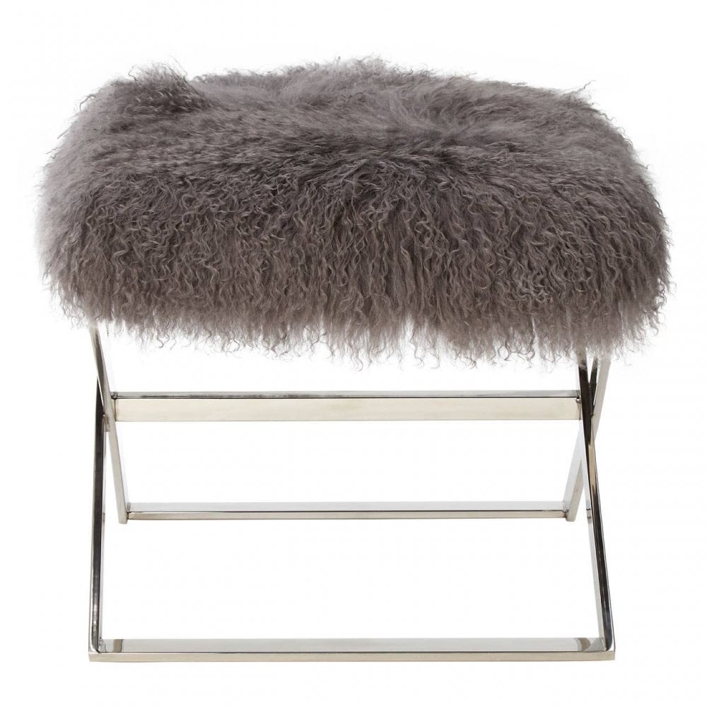 Coris Sheepskin Stool