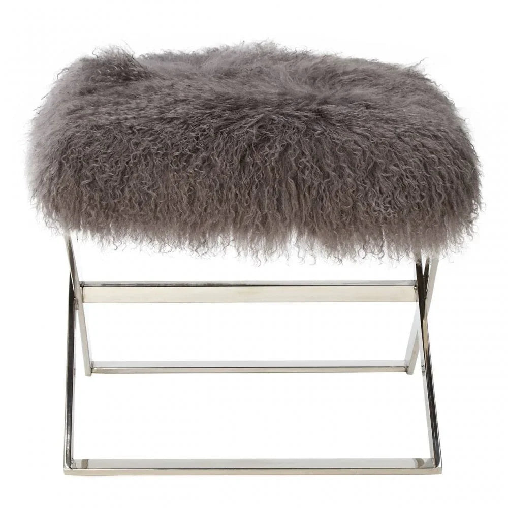Coris Sheepskin Stool