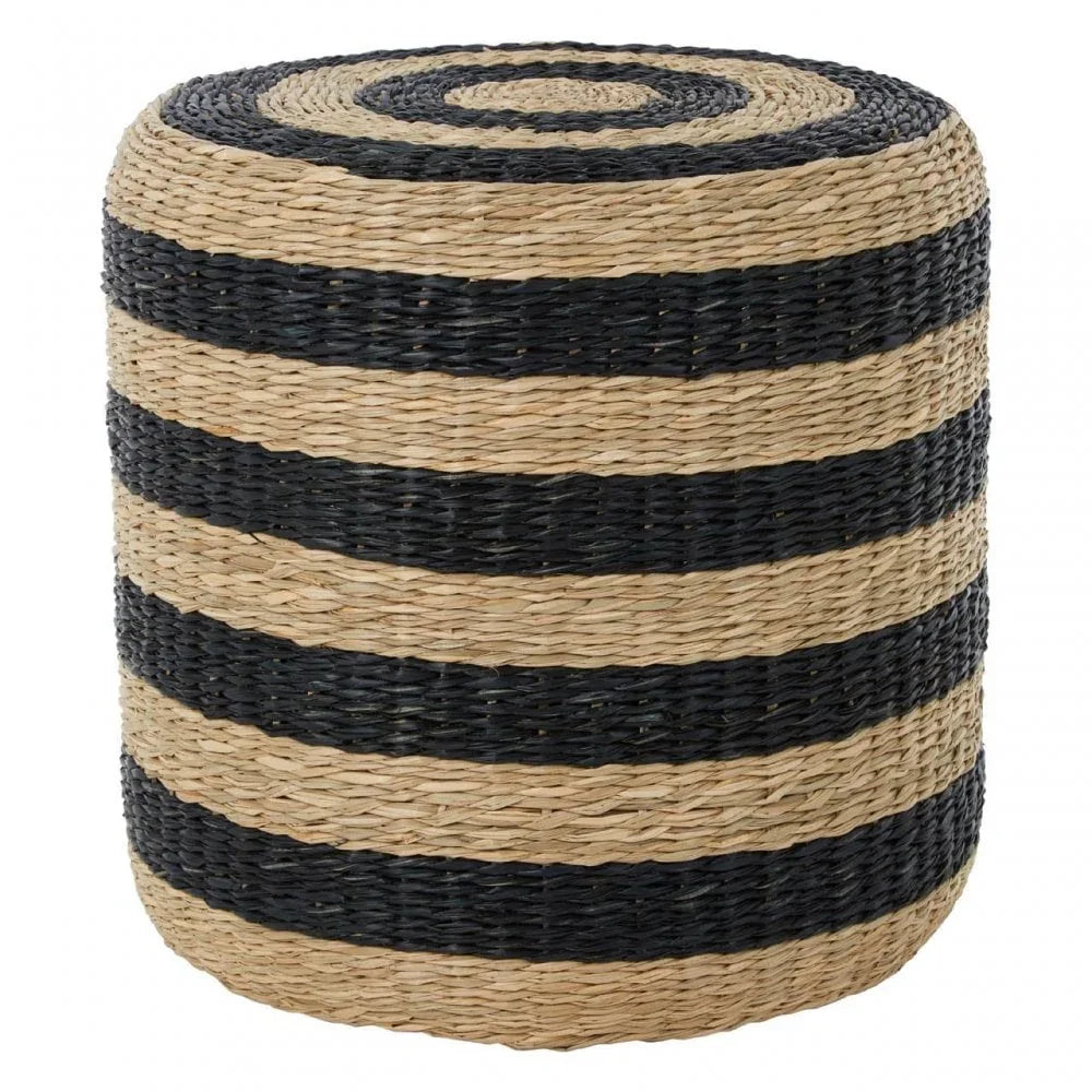 Shelby Seagrass Pouffe