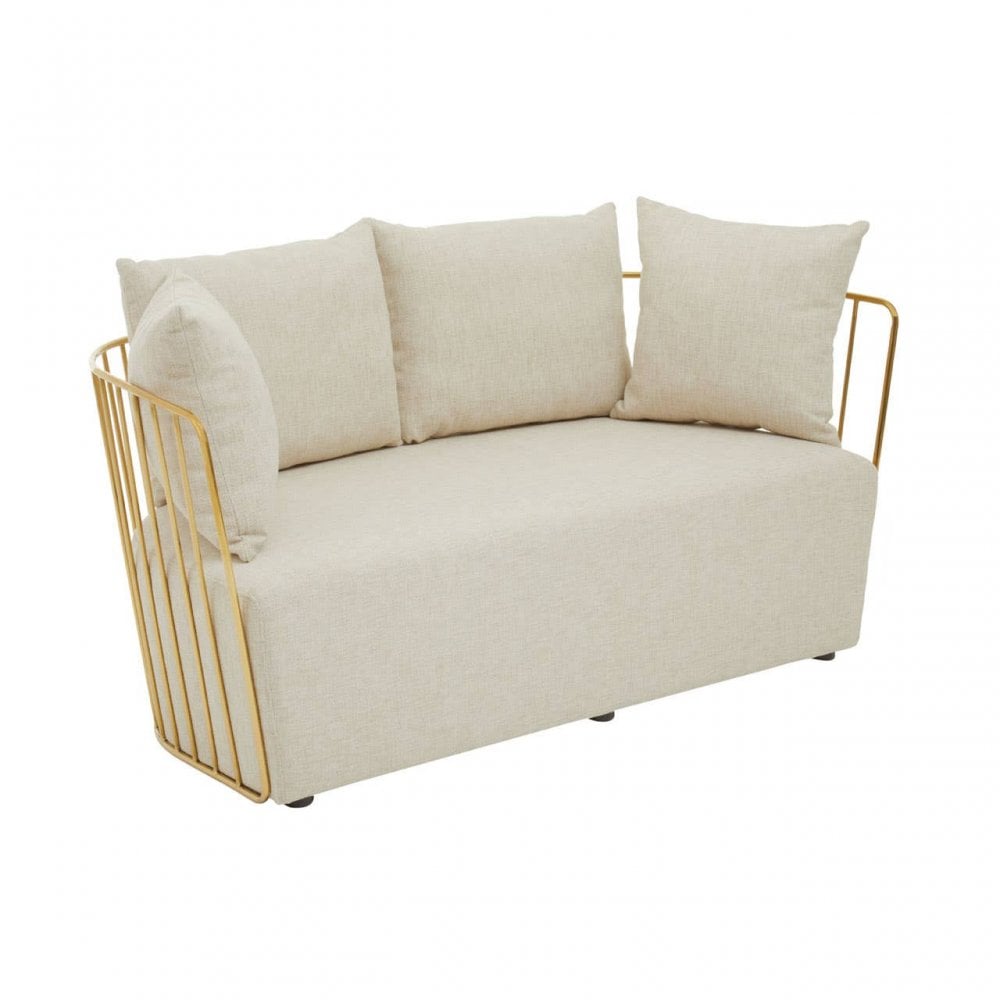 Flora Two Seat Fabric Sofa
