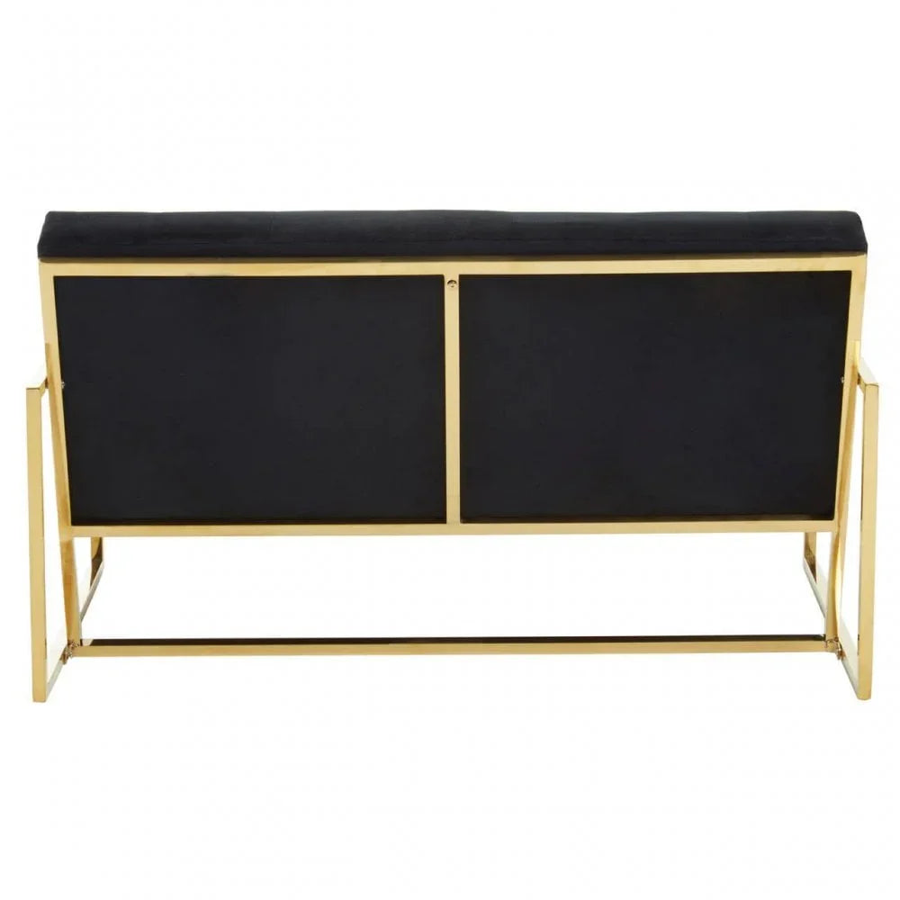 Flora Two Seat Velvet Sofa