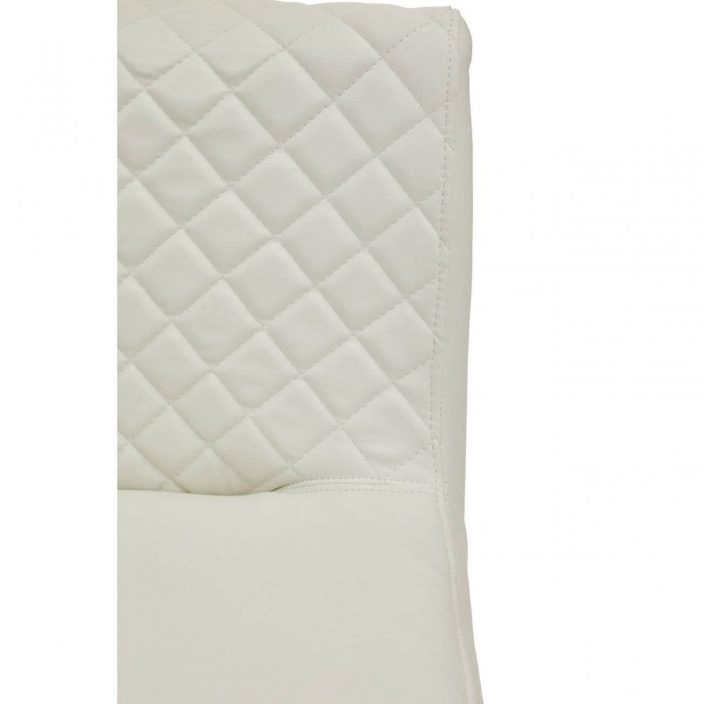 Elara White And Gold Bar Stool