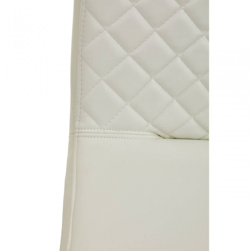 Elara White And Gold Bar Stool