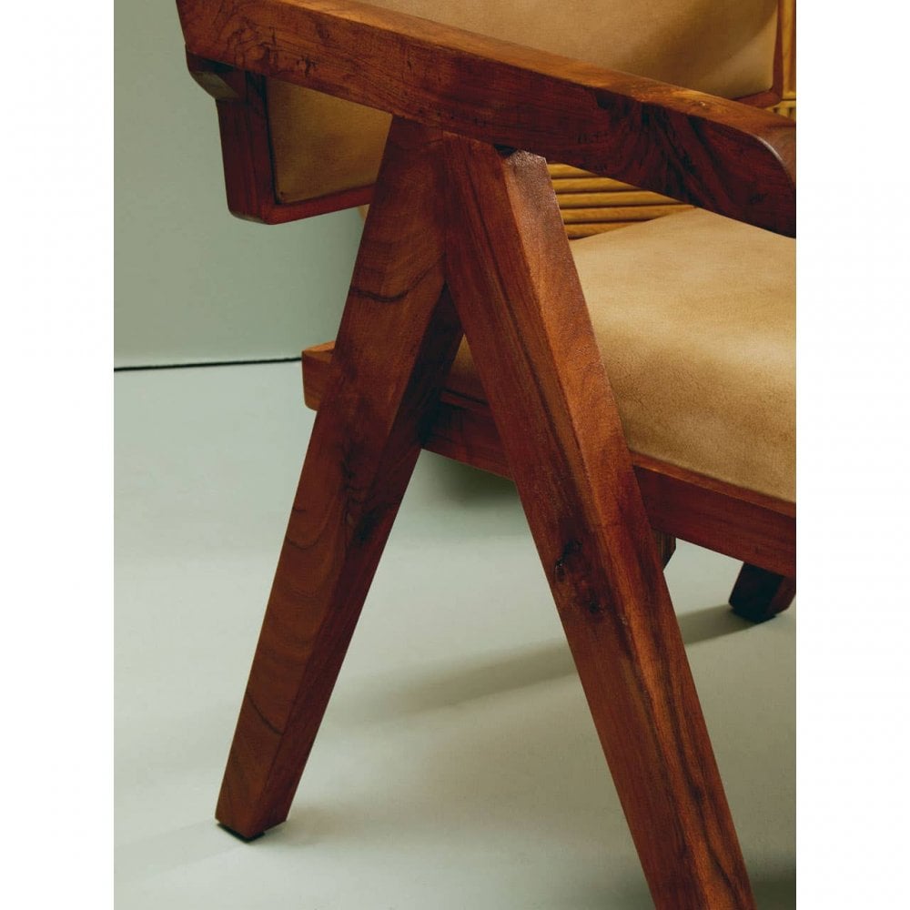 Bison Leather Armchair