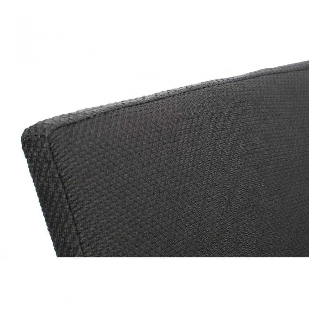 Cassian Charcoal Woven Mesh Dining Chair