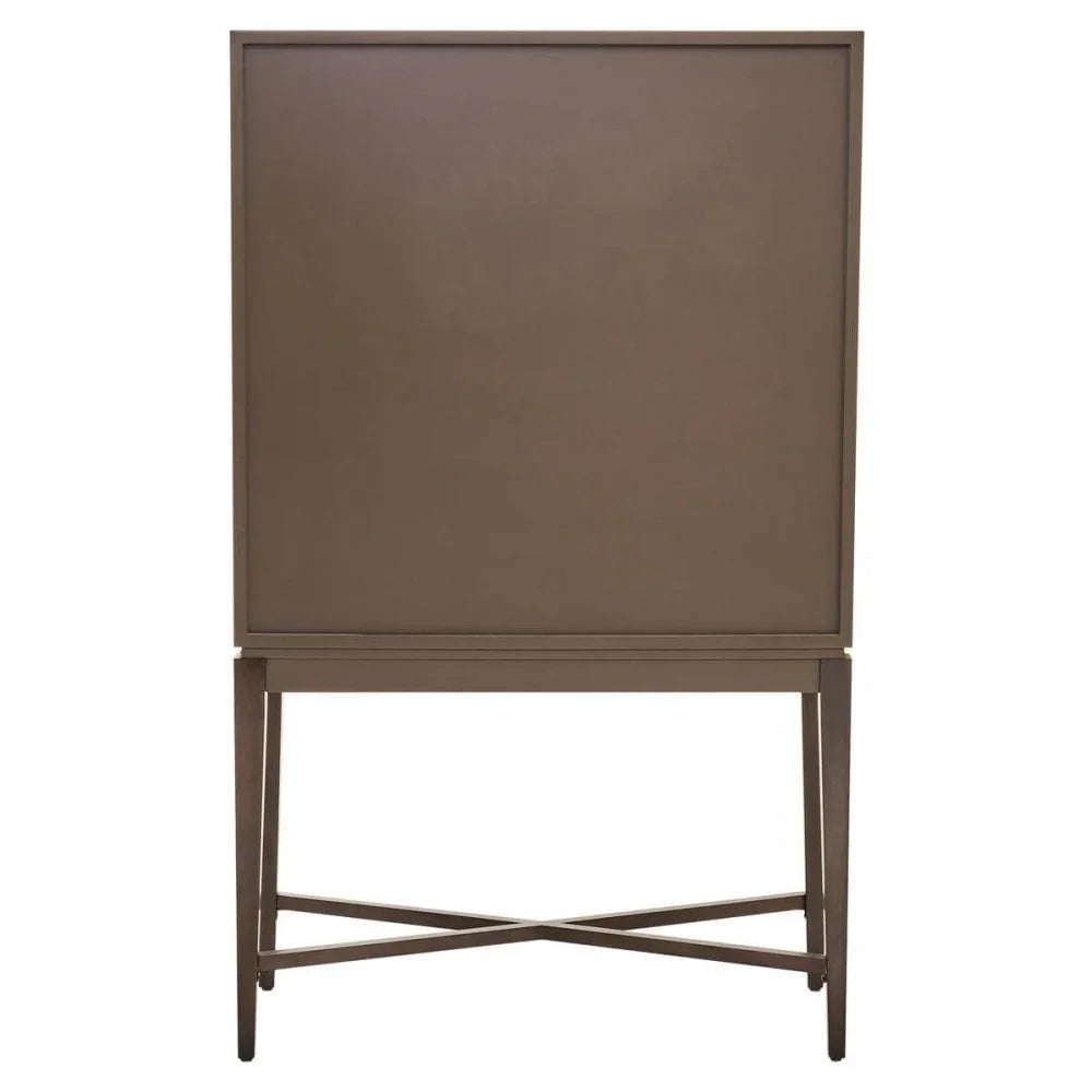 Delmar Antique Grey Cabinet