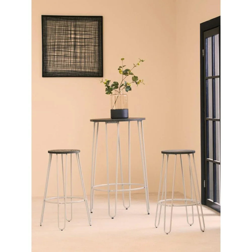 Diston Elm Three Piece Bar Set