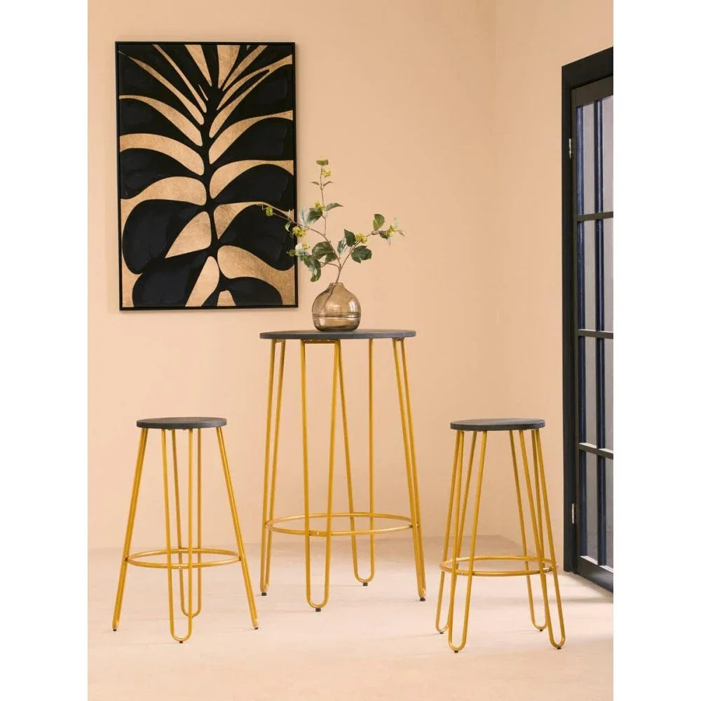 Diston Gold Three Piece Bar Set