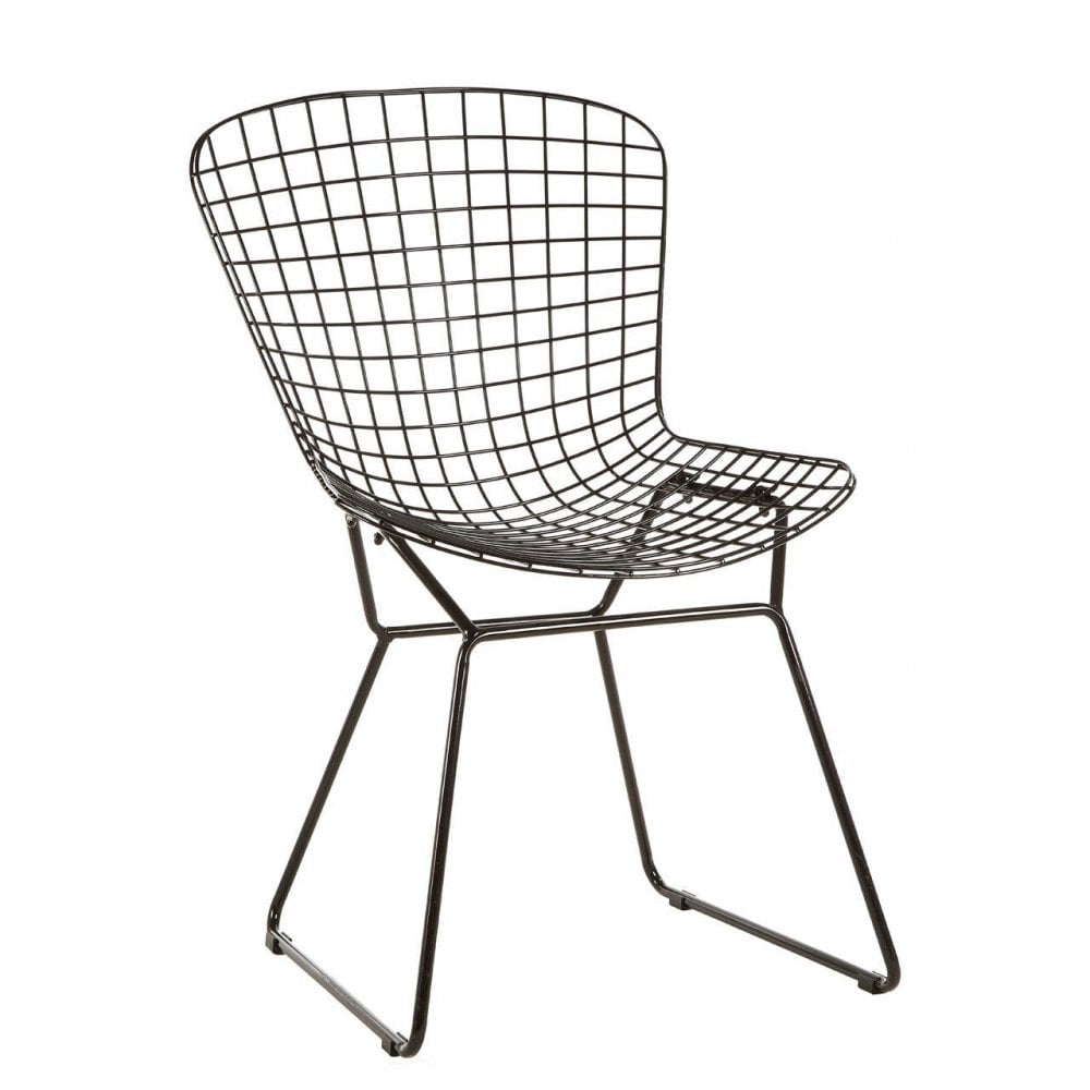 Diston Black Wire Chair