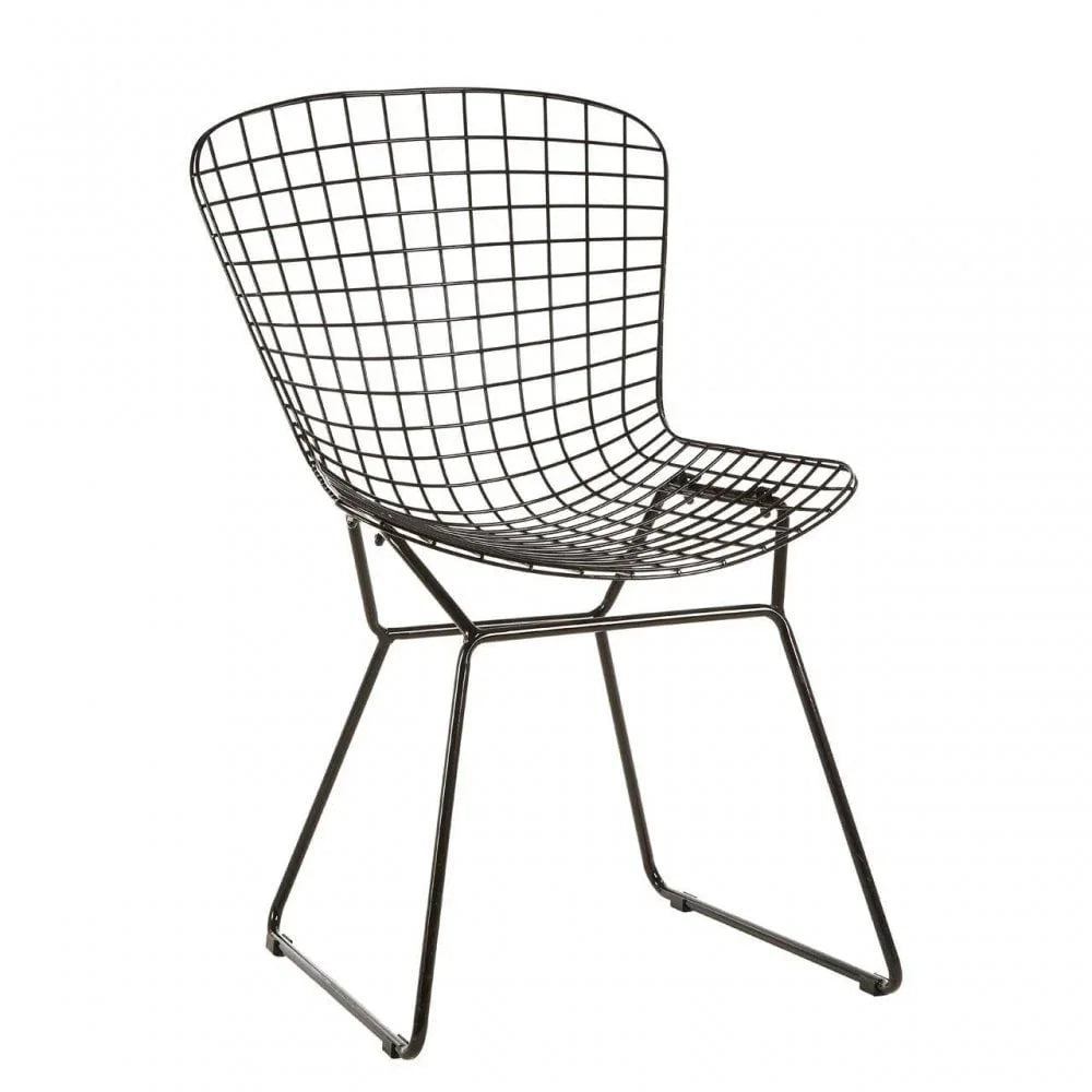 Diston Black Wire Chair