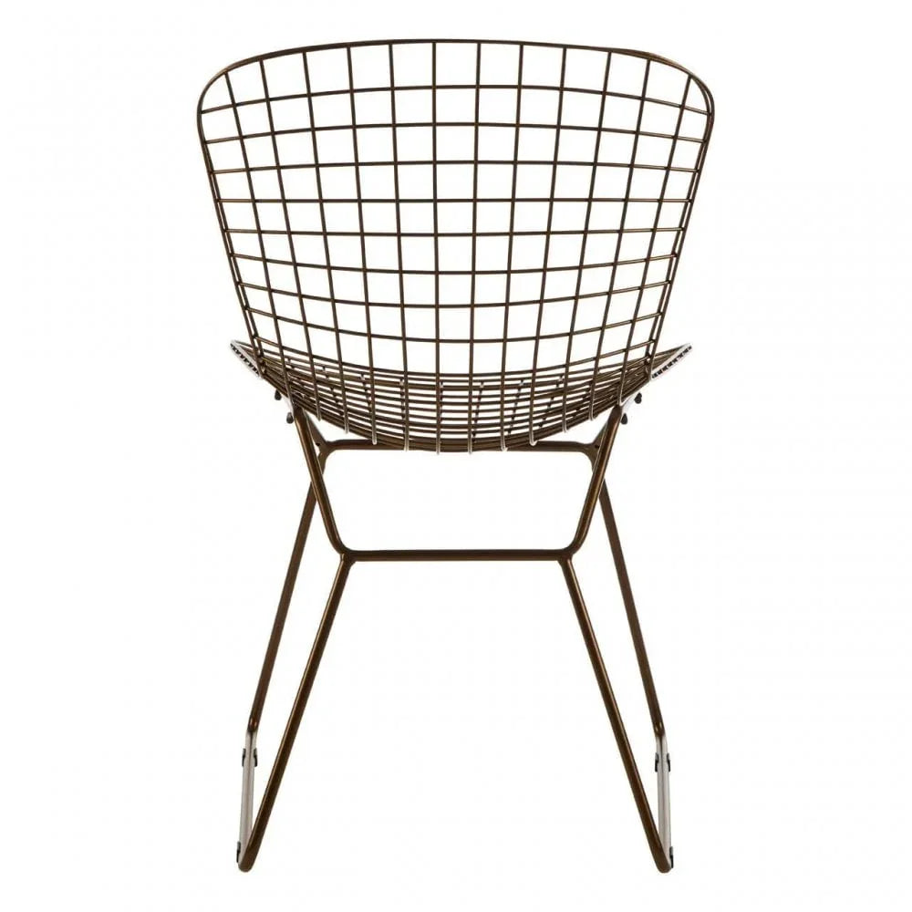 Diston Bronze Grid Frame Chair