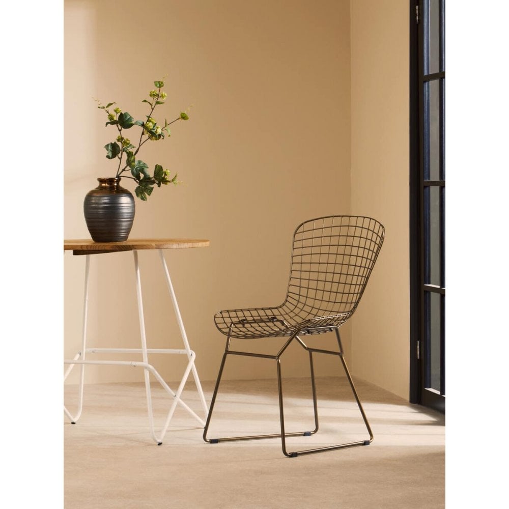 Diston Bronze Grid Frame Chair