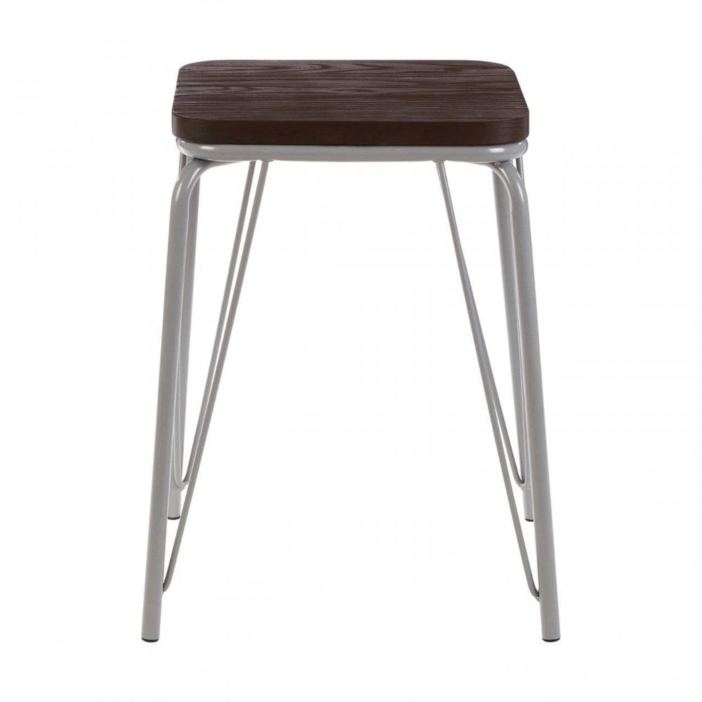Diston Grey Elm Small Stool