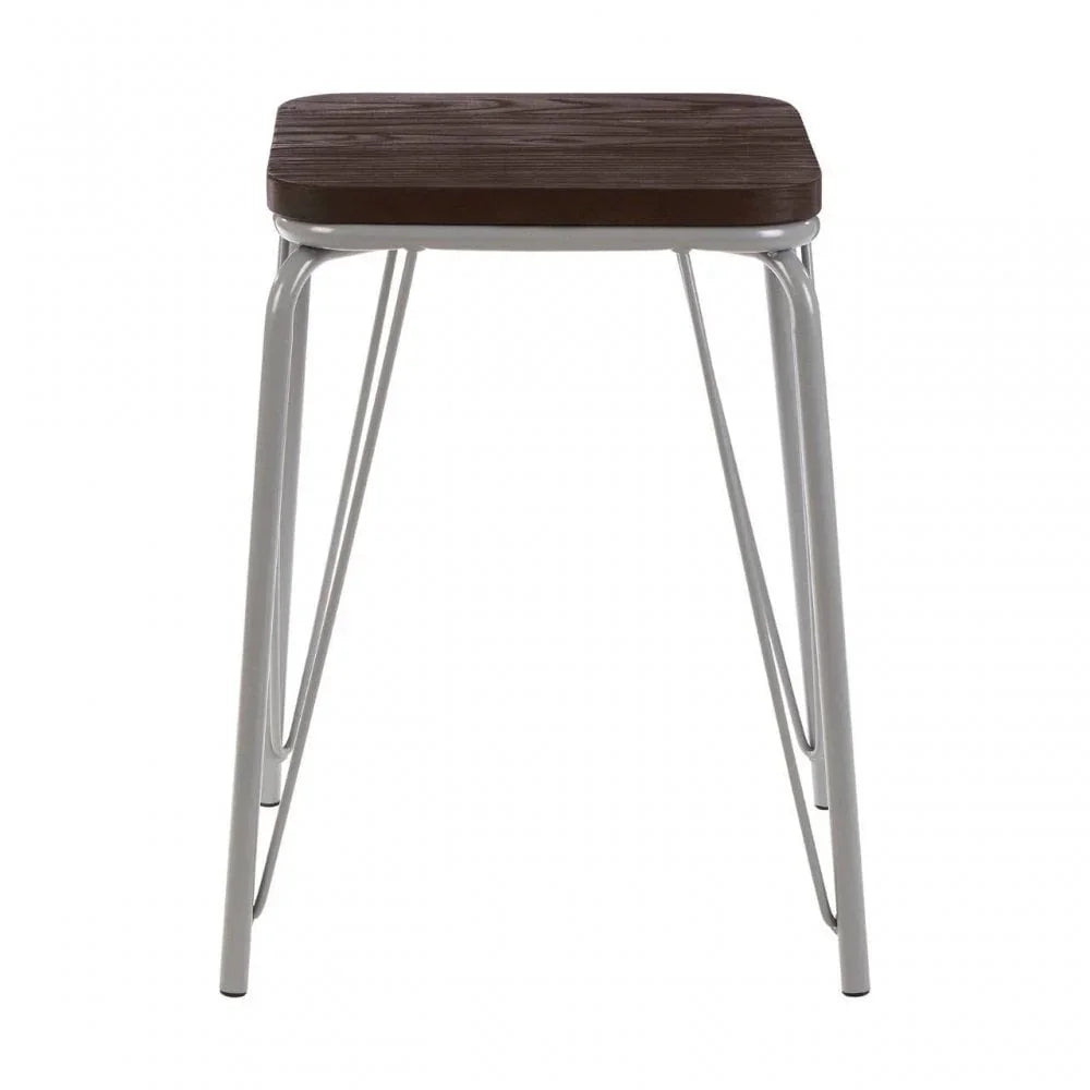 Diston Grey Elm Small Stool
