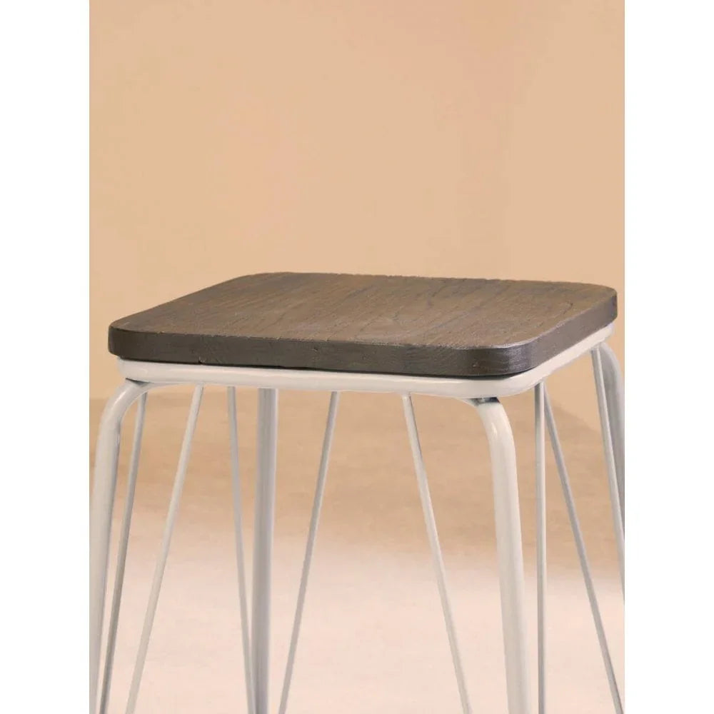 Diston Grey Elm Small Stool
