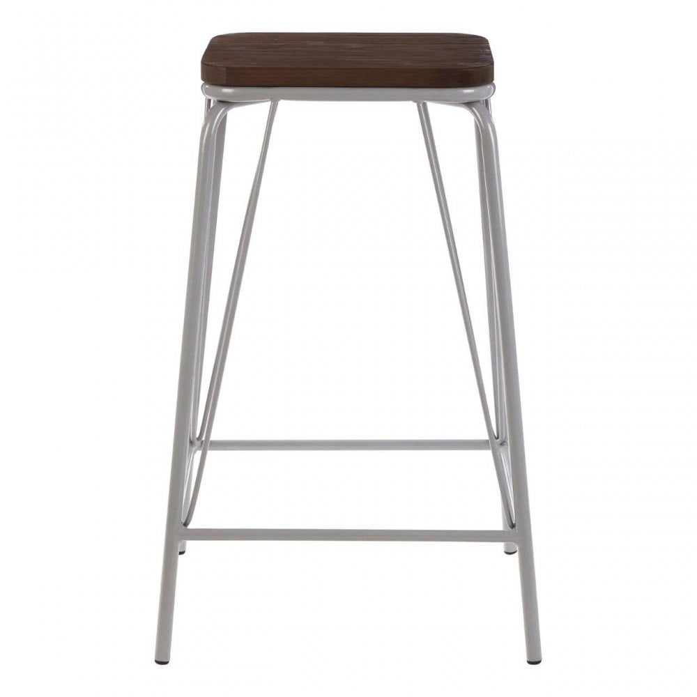 Diston Grey Elm Stool