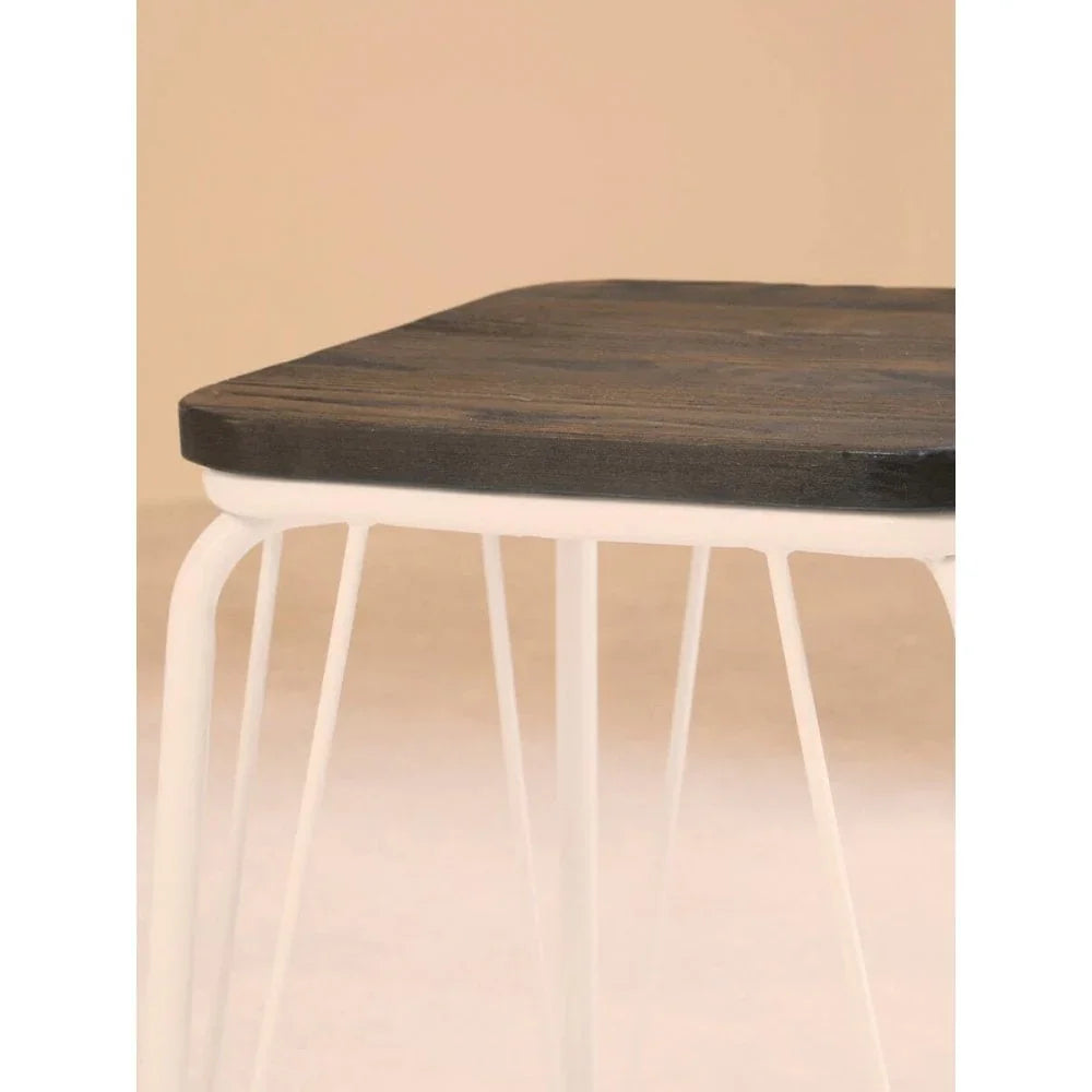 Diston White Elm Small Stool