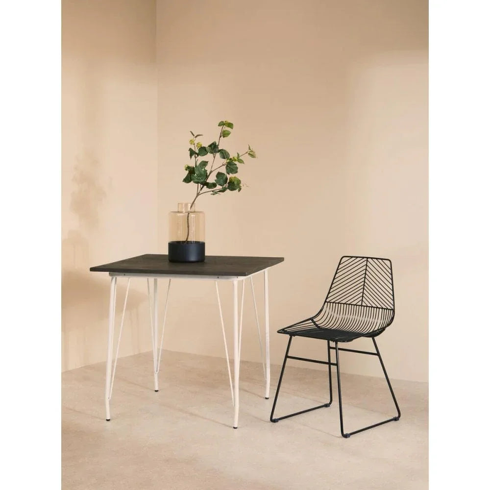 Diston White Elm Wood Table