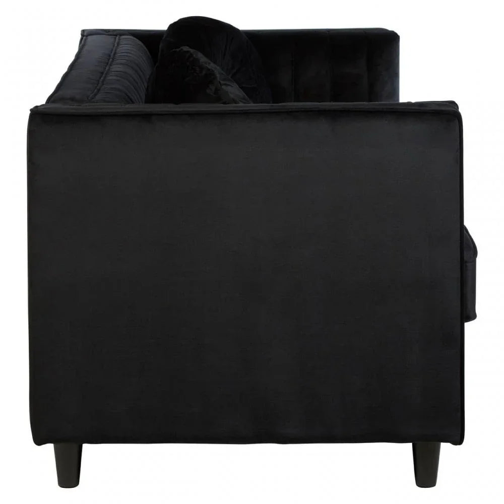 Farrah Three Seat Velvet Sofa