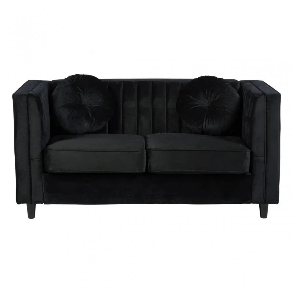 Farrah Two Seat Velvet Sofa