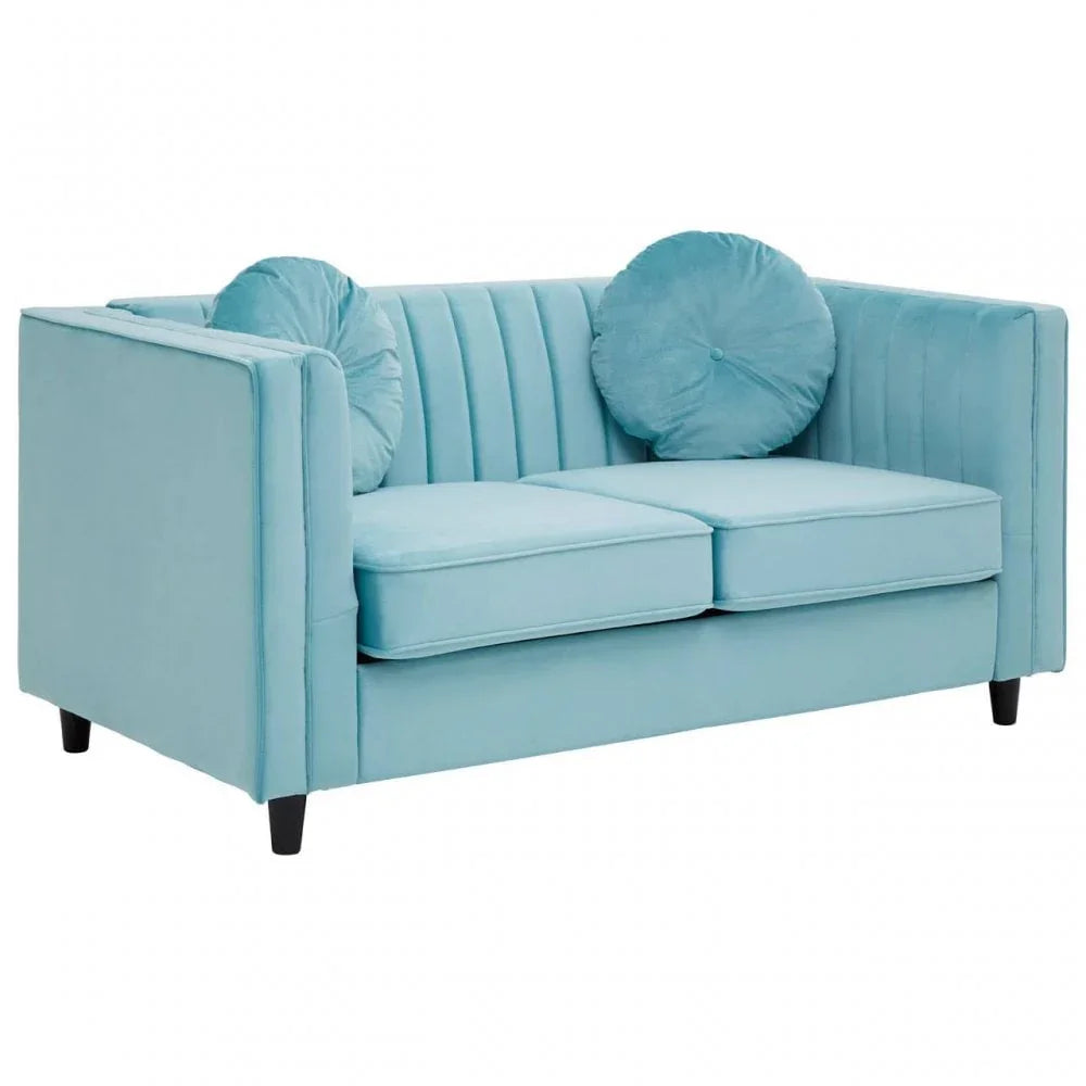 Farrah Two Seat Velvet Sofa