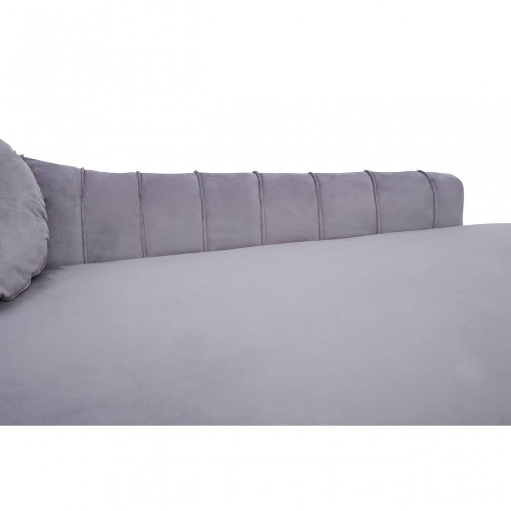 Selina Left Arm Velvet Chaise
