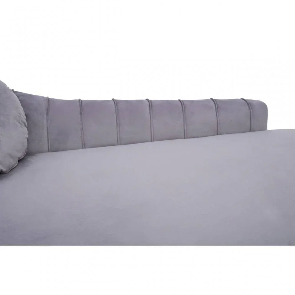 Selina Left Arm Velvet Chaise