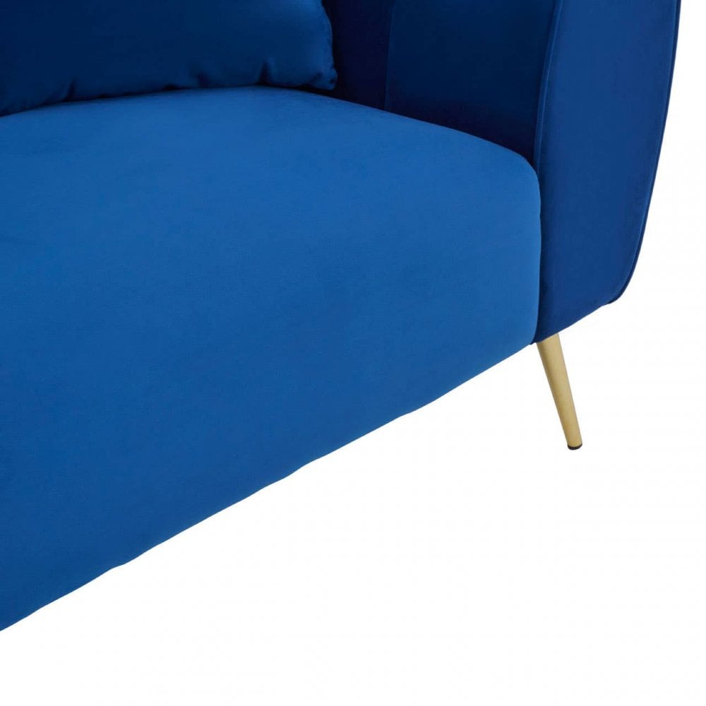 Aria 3 Seat Midnight Velvet Sofa