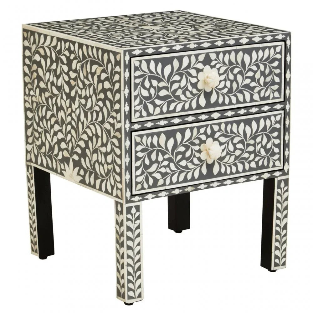 Meridian Two Drawer Side Table
