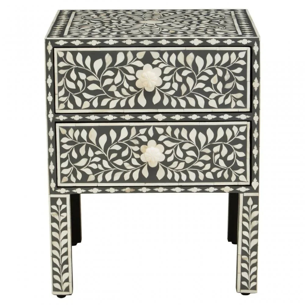 Meridian Two Drawer Side Table