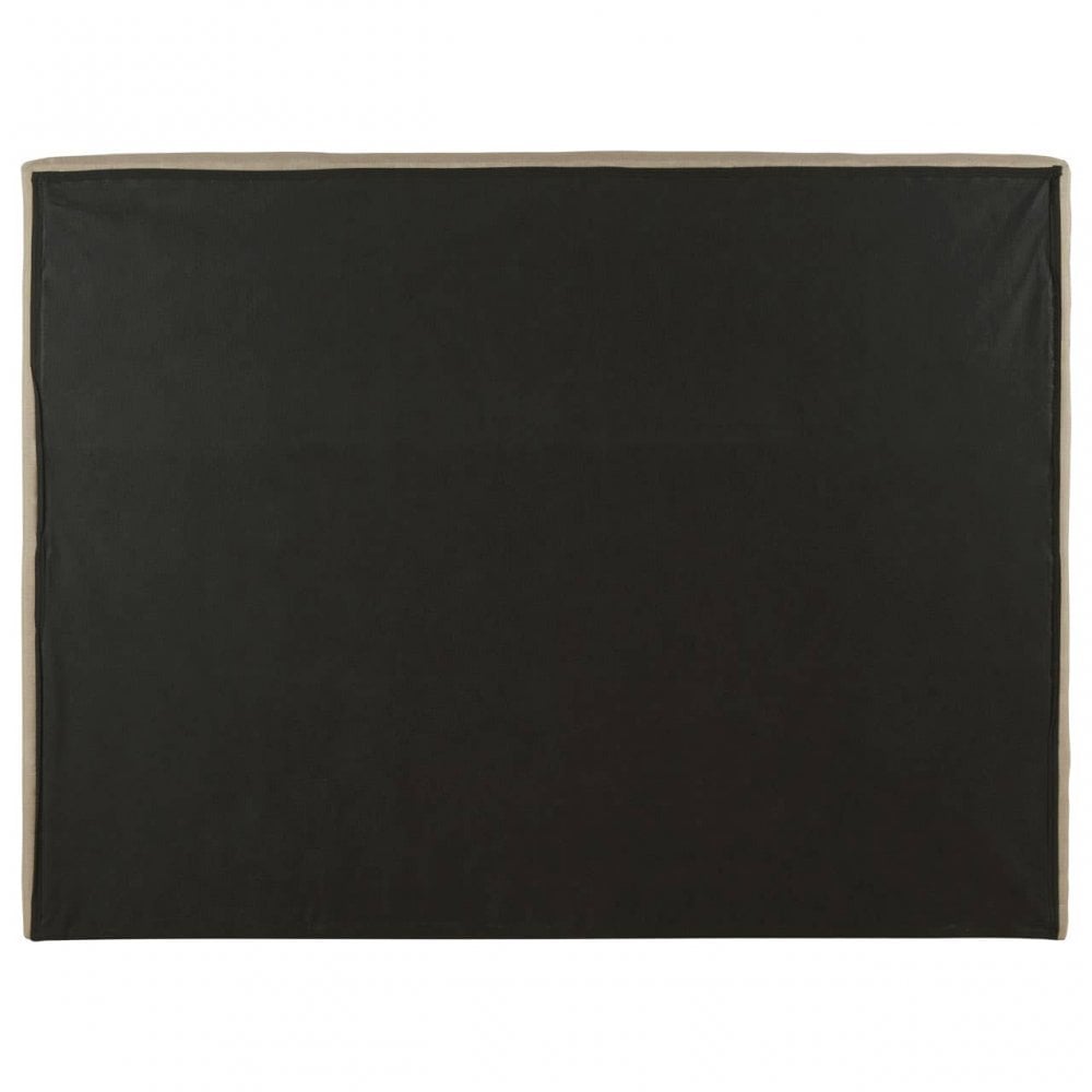 Ava Beige Double Ottoman Bed