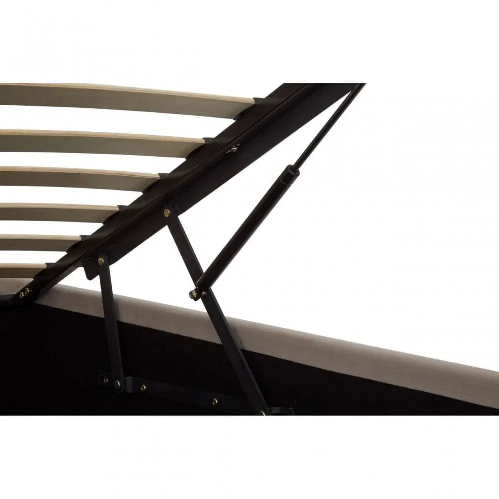 Ava Mink Velvet Kingsize Ottoman Bed