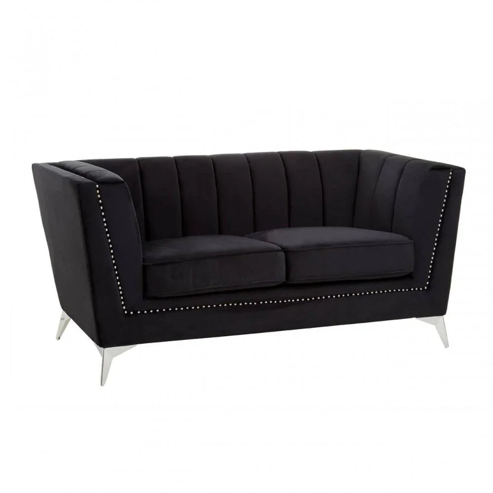 Mason Two Seat Velvet Sofa
