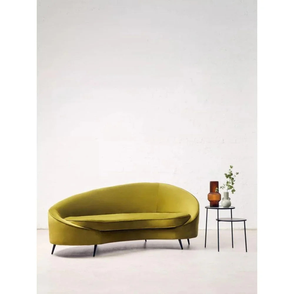 Camila Three Seat Velvet Sofa