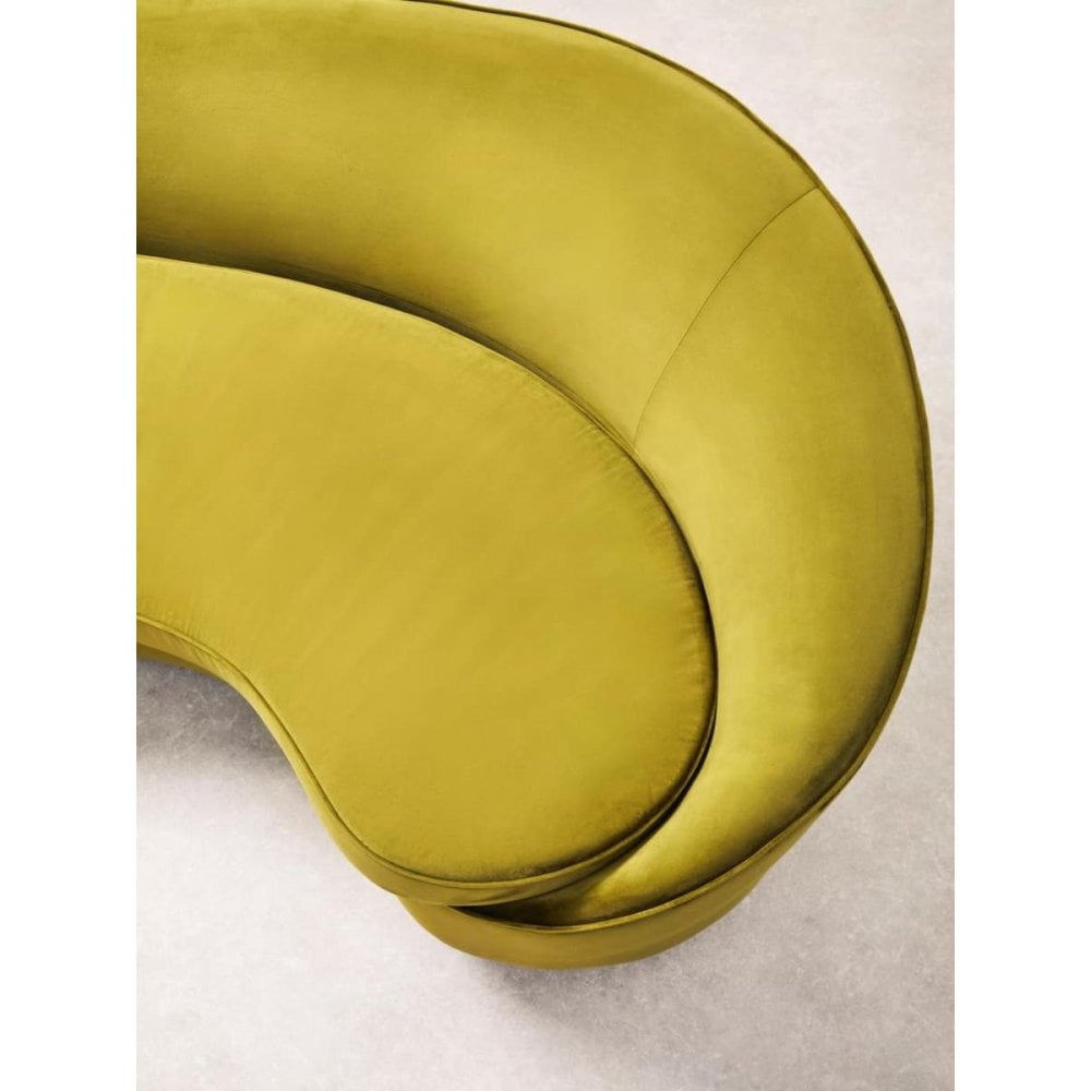 Camila Three Seat Velvet Sofa