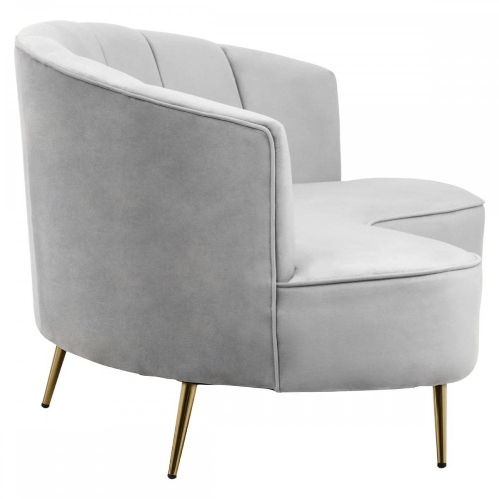 Camila Three Seat Velvet Sofa