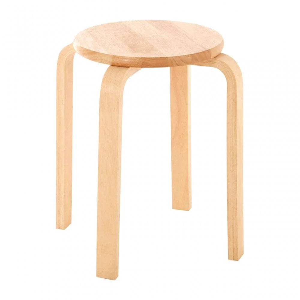 Selene Tropical Hevea Wood Stacking Stool