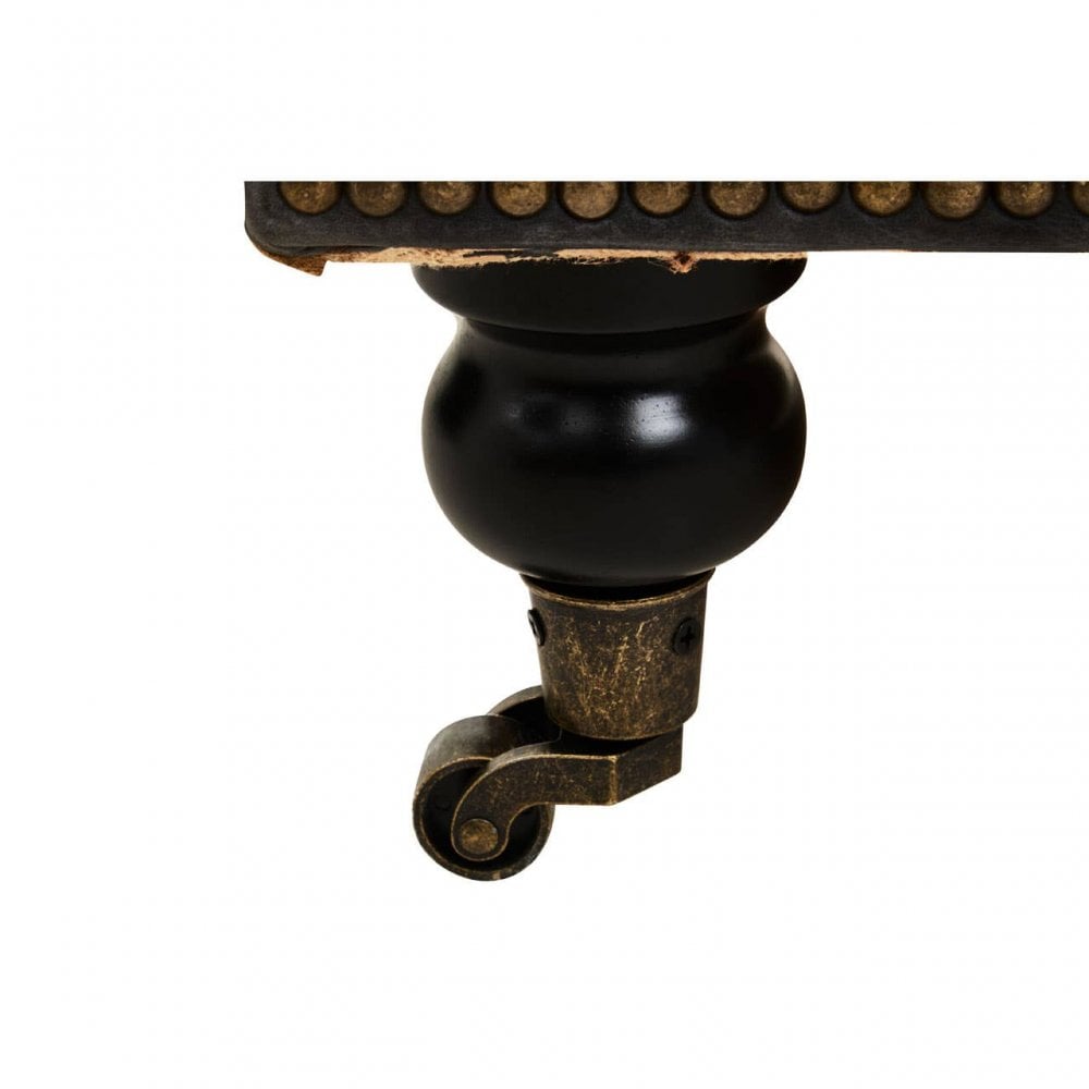 Everett Ebony Leather Sofa