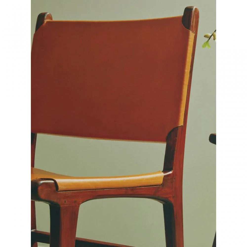 Sterling Antique Brown Leather Chair