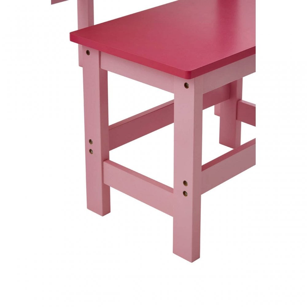 Ethan Childrens Pink Desk And Stool