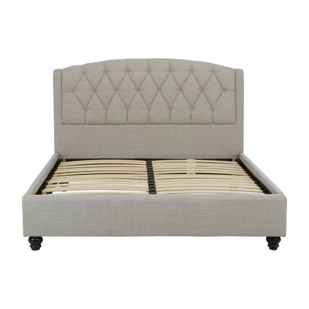 Serena Light Grey Double Bed